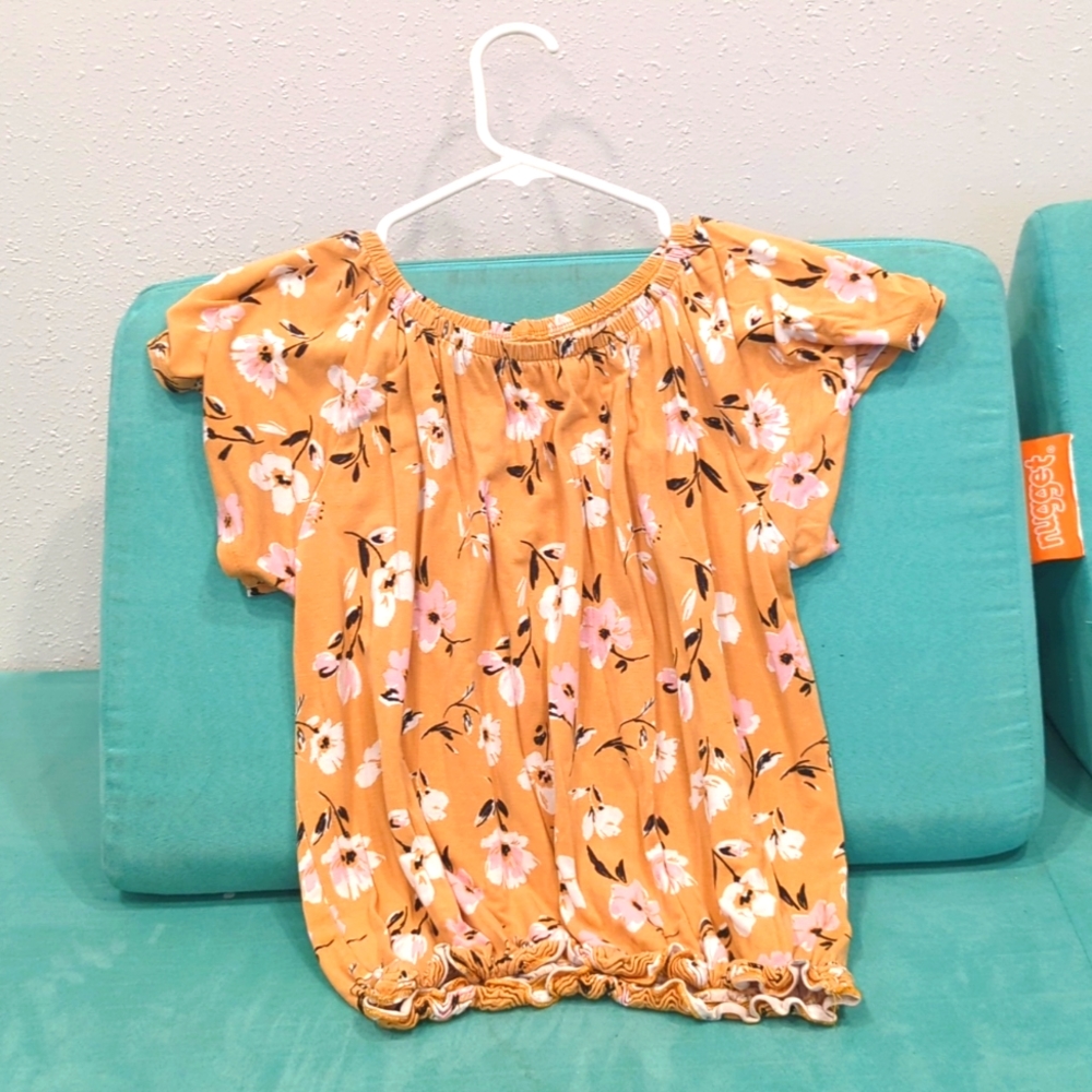 Floral Shirt girls size 12/14